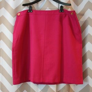 Talbots Magenta Skirt 22W